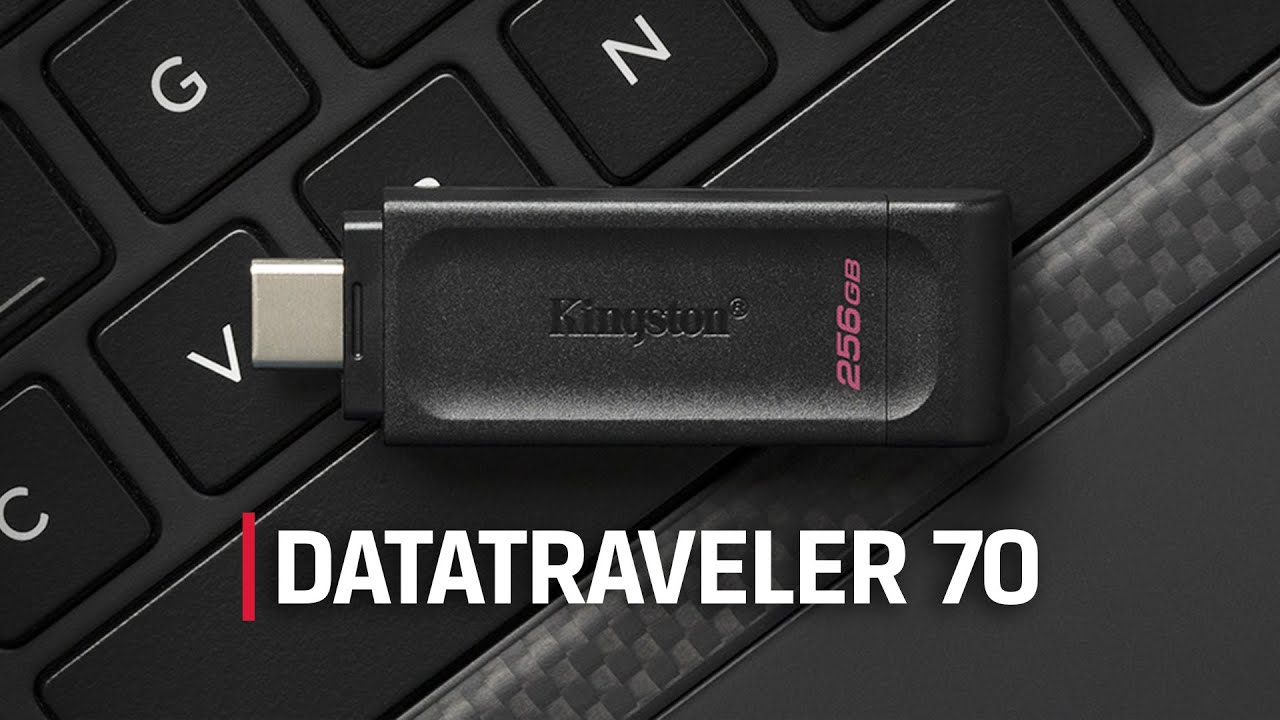 Флаш памет 64GB Kingston DataTraveler 70, Черна - DT70/64GB