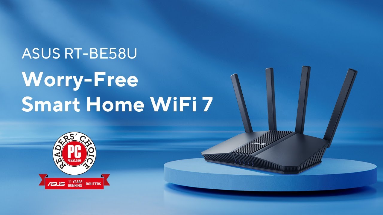 Безжичен рутер ASUS RT-BE58U - 90IG0910-MO3C00
