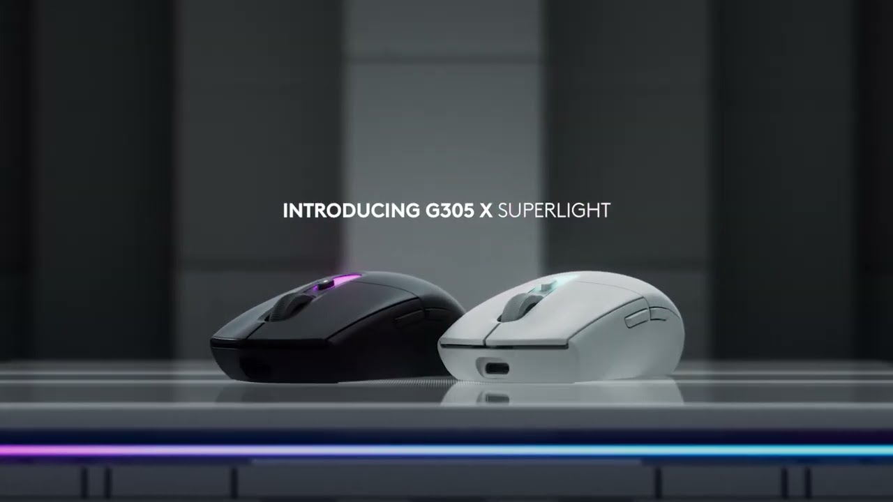 Безжична геймърска мишка Logitech G305 X Superlight, Черна - 910-007739