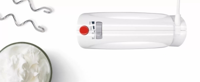 Ръчен миксер Bosch CleverMixx, 300 W, 2 степени, Бял - MFQ3010 gallery image 4