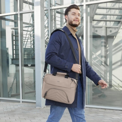 Чанта за лаптоп Hama Premium Lightweight, 40 - 41 см (15.6"- 16.2"), Бежова - HAMA-222044 gallery image 6