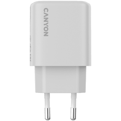 Зарядно устройство Canyon OnCharge 200 20 W, Бяло - CNE-CHA200-01 gallery image 2