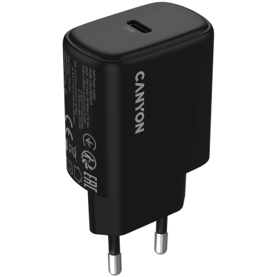 Зарядно устройство Canyon OnCharge 250 25 W, Черно - CNE-CHA250-11 gallery image 1