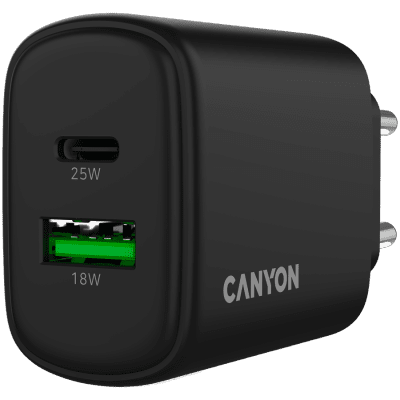 Зарядно устройство Canyon OnCharge 250 25 W, Черно - CNE-CHA250-31 gallery image 5