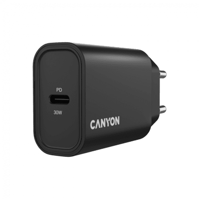 Зарядно устройство Canyon OnCharge 30CL 30 W, Черно - CNE-CHA30CLB gallery image 5
