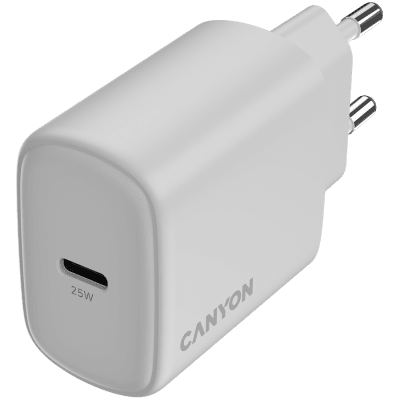 Зарядно устройство Canyon OnCharge 250 25 W, Бяло - CNE-CHA250-01 gallery image 4