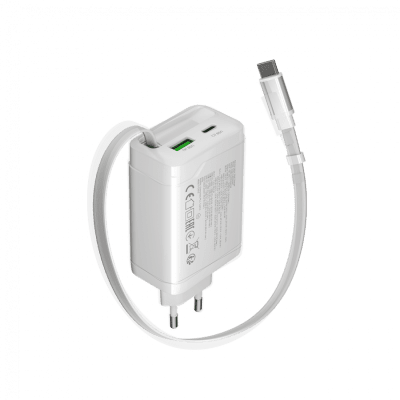 Зарядно устройство Canyon 65RC 65W, Бяло - CNS-CURC65ACW gallery image 2