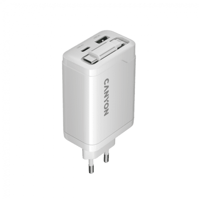 Зарядно устройство Canyon 65RC 65W, Бяло - CNS-CURC65ACW gallery image 3