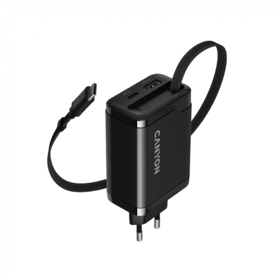 Зарядно устройство Canyon OnCharge 65RC, Черно - CNS-CURC65ACB gallery image 1