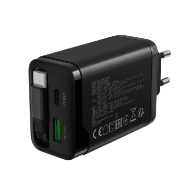 Зарядно устройство Canyon OnCharge 65RC, Черно - CNS-CURC65ACB gallery image 6