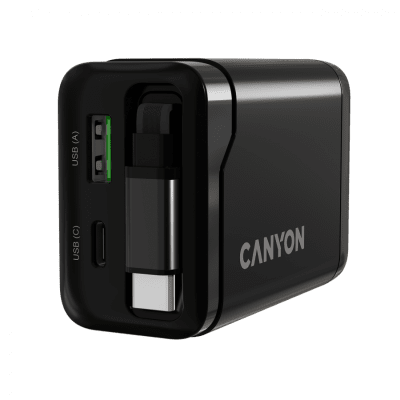 Зарядно устройство Canyon OnCharge 65RC, Черно - CNS-CURC65ACB gallery image 8