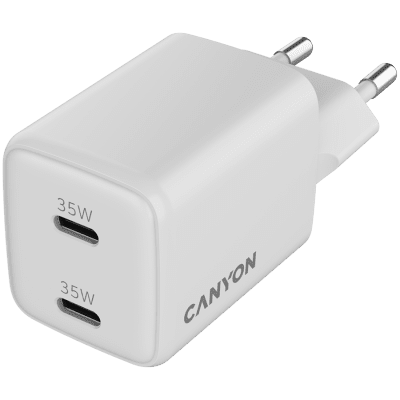 Зарядно устройство Canyon CU35CC 35 W, Бяло - CNS-CUW35CC gallery image 3