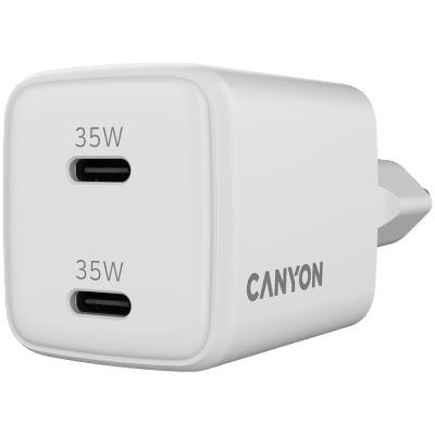 Зарядно устройство Canyon CU35CC 35 W, Бяло - CNS-CUW35CC gallery image 4