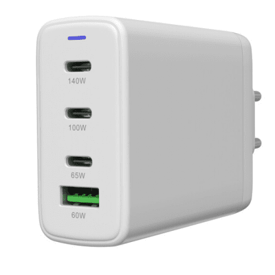 Зарядно устройство Canyon CU140ACC GaN 150 W, Бяло - CNS-CUW140ACC gallery image 5