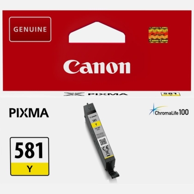 Консуматив Canon CLI-581 Y, Yellow - 2105C001AA gallery image 1