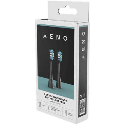 Комплект накрайници за електрическа четка за зъби AENO DB2S/DB1S, Черен - ADBTH2-1 gallery image 3
