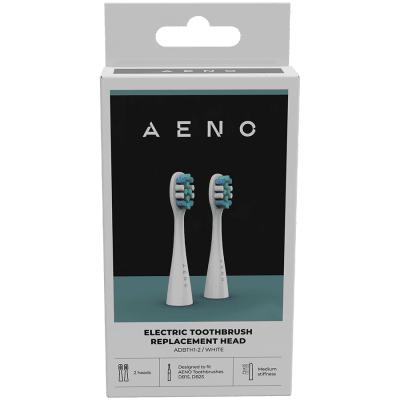 Комплект накрайници за електрически четка за зъби AENO DB2S/DB1S, Бял - ADBTH1-2 gallery image 2