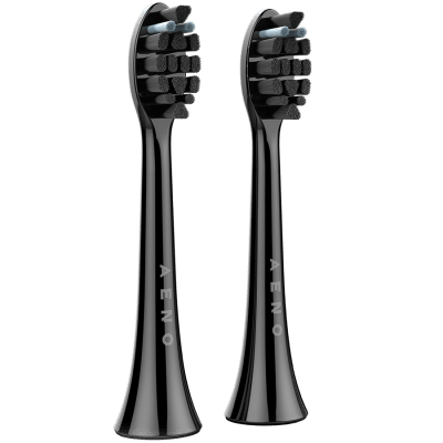 Комплект накрайници за електрическа четка за зъби AENO Dental Brush DB4/6, Черен - ADBTH4-6 gallery image 1