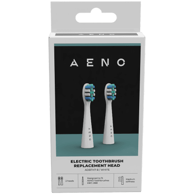 Комплект накрайници за електрическа четка за зъби AENO, Бял - ADBTH7-8 gallery image 2