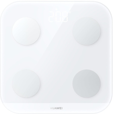 Електронен кантар Huawei Scale 3, Dobby-B19, Бял - 6941487283002 gallery image 1