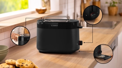 Тостер Bosch MyMoment, Черен - TAT2M123 gallery image 2