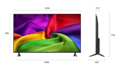 Телевизор 55" LG 55NU800B3LA, 3840 x 2160, 60 Hz, Черен - 55NU800B3LA gallery image 6