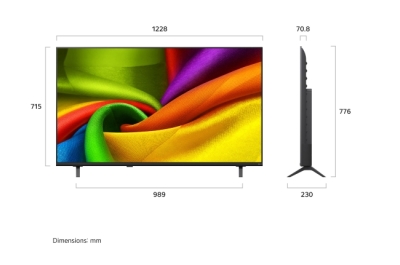 Телевизор 55" LG 55NU8E0B3LA, 3840 x 2160, 60 Hz, Черен - 55NU8E0B3LA gallery image 9