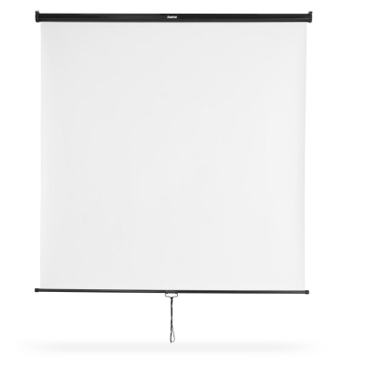 Екран 97.24" Hama Roll-up, 175 x 175 cm; 1:1, Мобилен - Hama-21576 gallery image 1