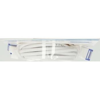 Мрежов кабел Hama Flexi-Slim RJ-45 към RJ-45, Cat 6a, 1.50 m, Бял - Hama-200689 gallery image 3