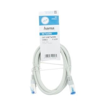Мрежов пач кабел Hama RJ-45 към RJ-45, Cat 6, 1.5 m, Сив - Hama-200922 gallery image 3
