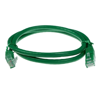 Мрежов пач кабел ACT RJ-45 към RJ-45, CAT 6, 1 m, Зелен - IB8701 gallery image 2