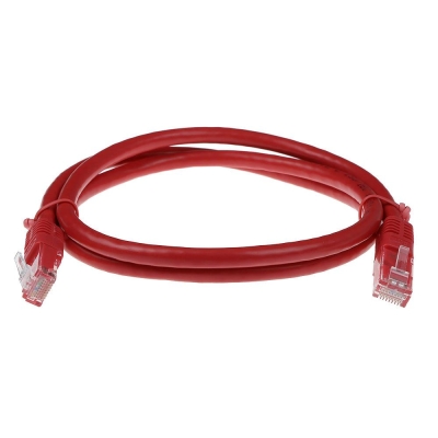 Мрежов пач кабел ACT RJ-45 към RJ-45, CAT 6, 5 m, Червен - IB8505 gallery image 2