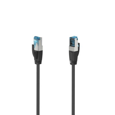 Мрежов пач кабел Hama RJ-45 към RJ-45, CAT 6a, 1.5 m, Черен - Hama-200680 gallery image 1