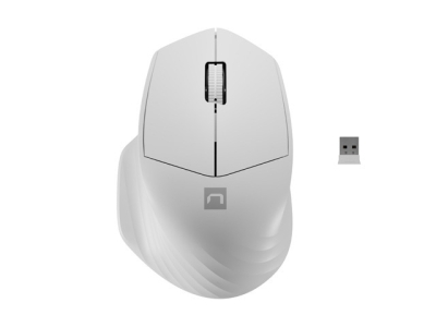 Безжична мишка Natec Mouse Siskin - NMY-1972, Bluetooth, Оптична, Бяла gallery image 1