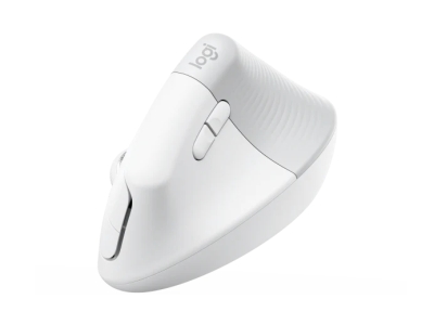 Безжична мишка Logitech Lift Vertical Ergonomic for Business - 910-006496, Бяла gallery image 6
