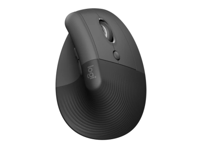 Безжична мишка Logitech Lift Vertical Ergonomic for Business - 910-006494, Графит