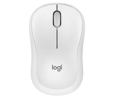Безжична мишка Logitech M240 Silent - 910-007120, Bluetooth, Оптична, Бяла