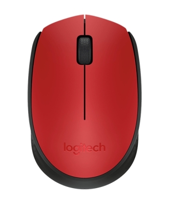 Безжична мишка Logitech M171 - 910-004641, Оптична, Червена