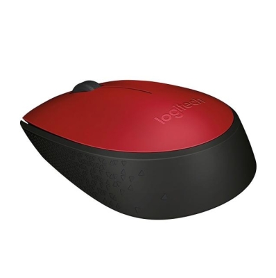 Безжична мишка Logitech M171 - 910-004641, Оптична, Червена gallery image 3