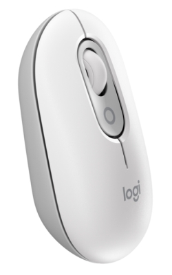 Безжична мишка Logitech POP emoji - 910-007411, Оптична, Бяла gallery image 2
