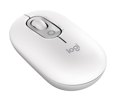 Безжична мишка Logitech POP emoji - 910-007411, Оптична, Бяла gallery image 3