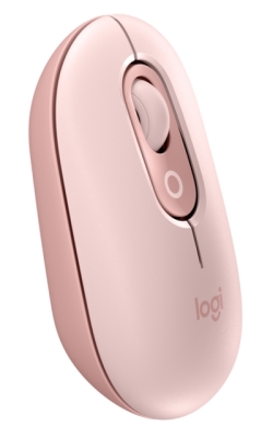 Безжична мишка Logitech POP emoji - 910-007413, Оптична, Розова gallery image 3