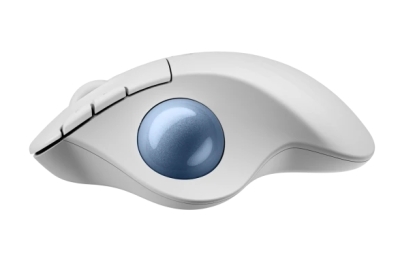 Безжична мишка Logitech ERGO M575S - 910-007030, Бяла gallery image 2