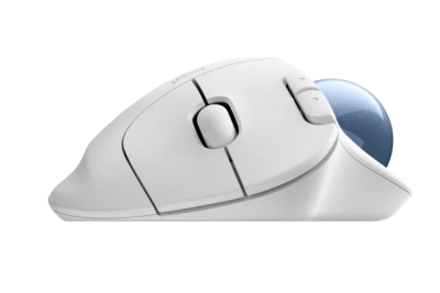 Безжична мишка Logitech ERGO M575S - 910-007030, Бяла gallery image 3