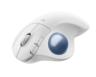 Безжична мишка Logitech ERGO M575S - 910-007030, Бяла gallery image 4
