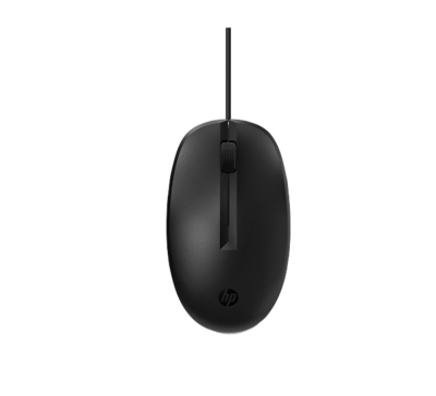 Мишка HP 128 Laser Wired - 265D9AA, Черна gallery image 1
