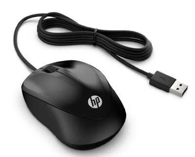 Мишка HP 1000 - 4QM14AA, Черна