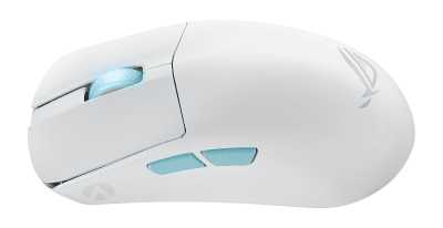 Геймърска безжична мишка ASUS ROG Harpe Ace Aim Lab Edition - 90MP02W0-BMUA10, Бяла gallery image 8