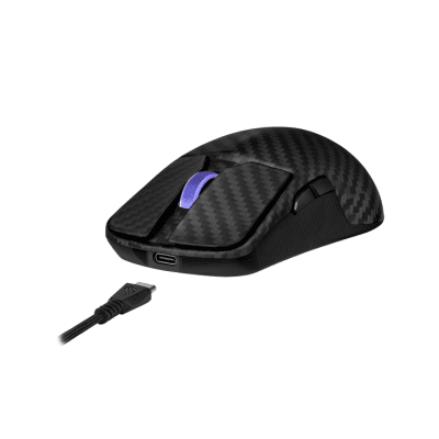 Геймърска безжична мишка ASUS ROG Harpe Ace Extreme - 90MP03U0-BMUA00, Черна gallery image 7