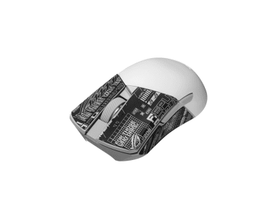 Геймърска безжична мишка ASUS ROG Gladius III Wireless AimPoint - 90MP02Y0-BMUA11, Бяла gallery image 4